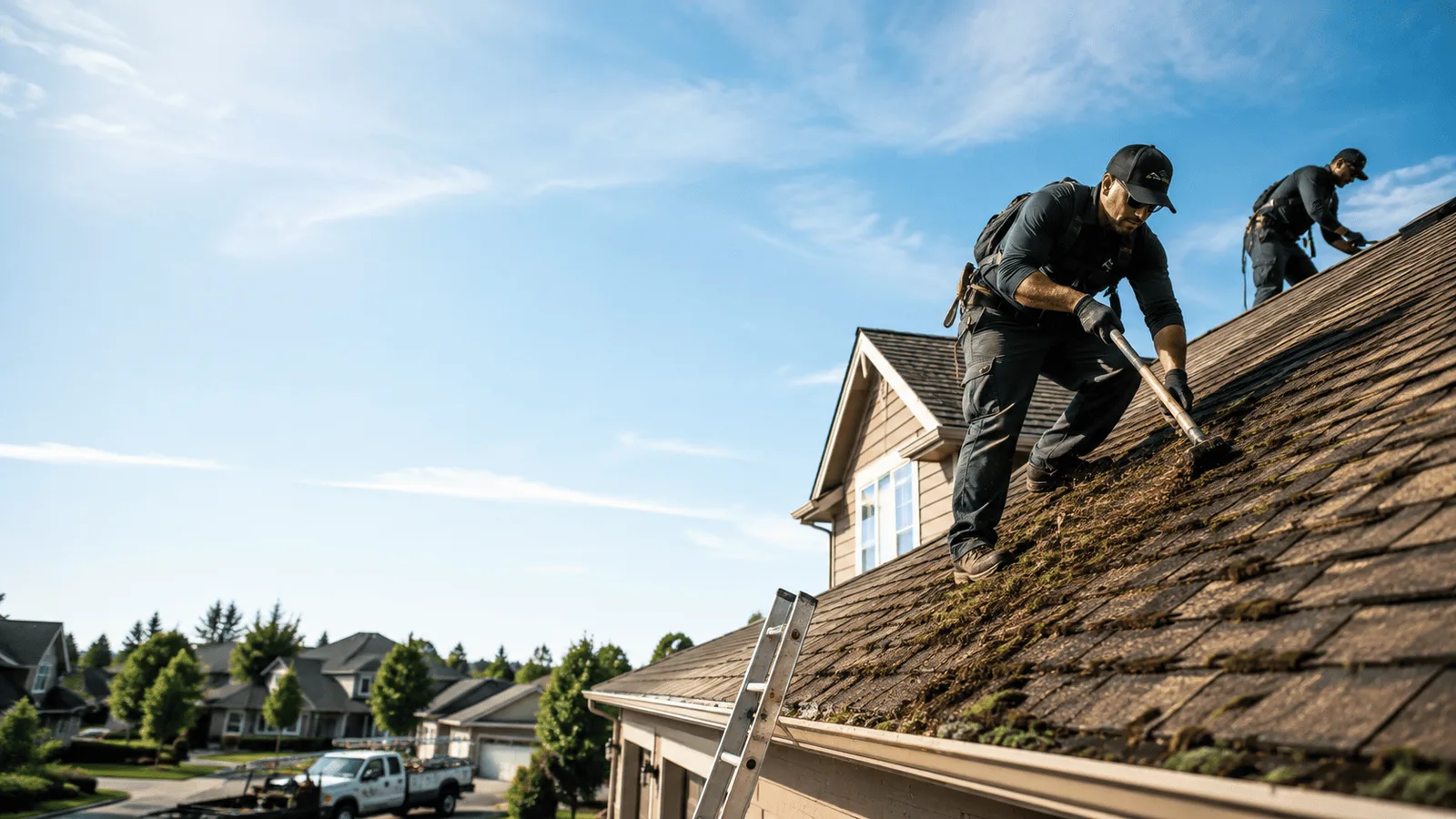 Roof Moss Removal in Stout, OH near me